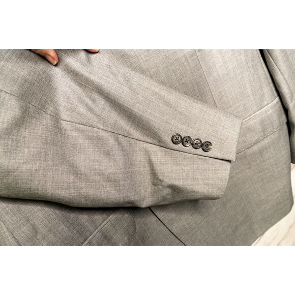 Samuelsohn Grey Suit Jacket Blazer 54R - Picture 6 of 13